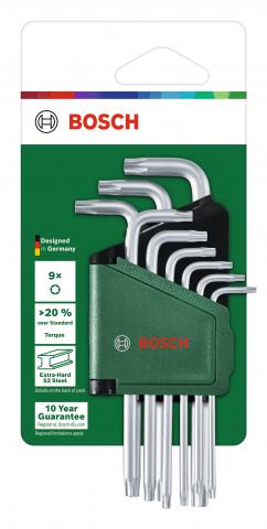 Шестограми Torx Bosch 9 бр., снимка 3 - Шестограми