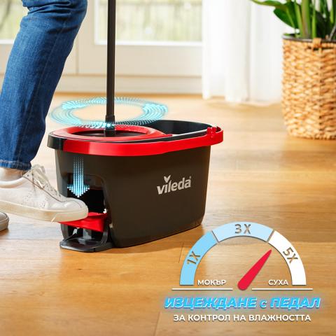 Комплект Vileda Easy Wring - Clean Turbo, снимка 6 - Мопове