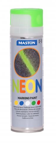 Спрей за маркиране Maston 0.5л, неон зелен - Спрей бои универсални