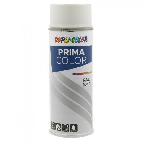 Спрей Dupli Color Prima 400мл, RAL9010 бял гланц - Спрей бои универсални