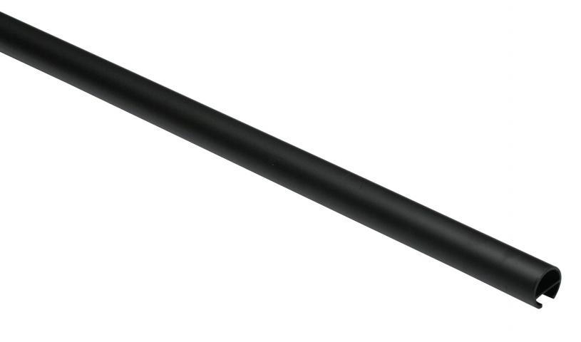 Пръчка с профил Мемфис 200 см черен - Метални корнизи