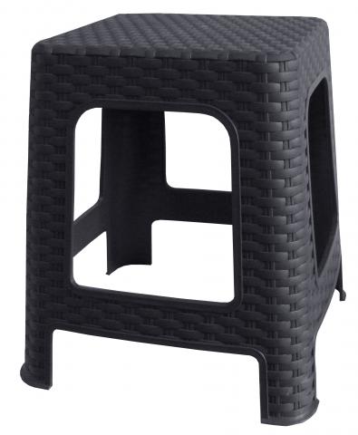 Маса ратанова мини 33x36 см антрацит - Pvc маси