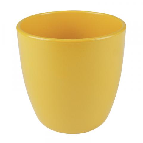 Кашпа Еми 13.5 см жълта - Керамични кашпи