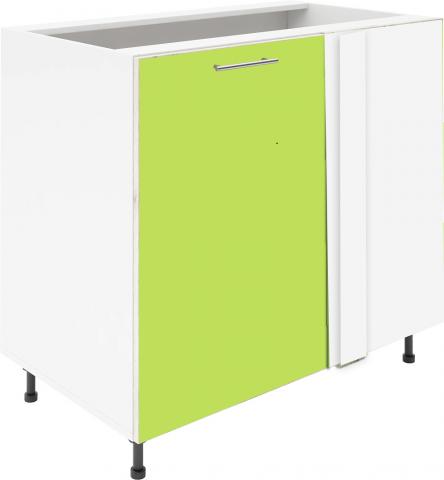 Крафт D7A долен шкаф с една врата и мъртво(300) 30см, зелен гланц - Модулни кухни с онлайн поръчка