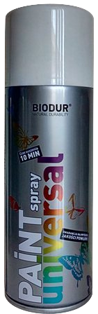 Спрей Biodur 400мл, RAL 9003(Снежно бял) - Спрей бои универсални