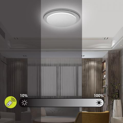 Мултифункционален LED плафон Athena 60W, снимка 4 - Плафониери