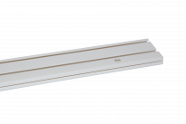 Корниз PVC двуканална релса - 2.50 м.