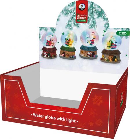 Преспапие LED Дядо Коледа, снимка 5 - Светещи фигури