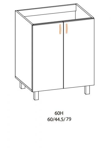 Долен шкаф 60см Паула, без плот, снимка 2 - Модулни кухни с онлайн поръчка