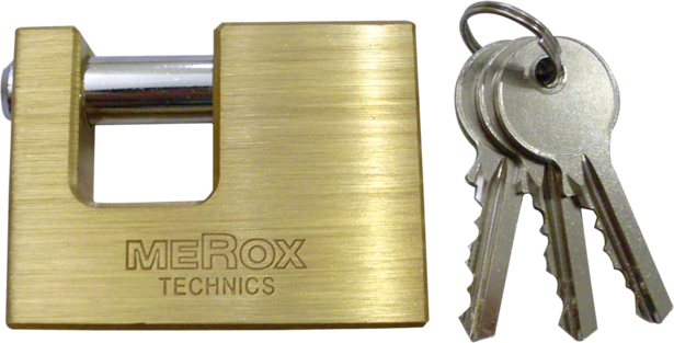 Merox катинар месинг 90мм - Механични катинари