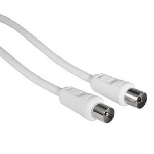 Антенен кабел 85Db бял 5м - Кабели и адаптери тв & аудио