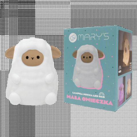 MARY'S LED малка овчица RGB с USB-C, снимка 2 - Лампи за детска стая