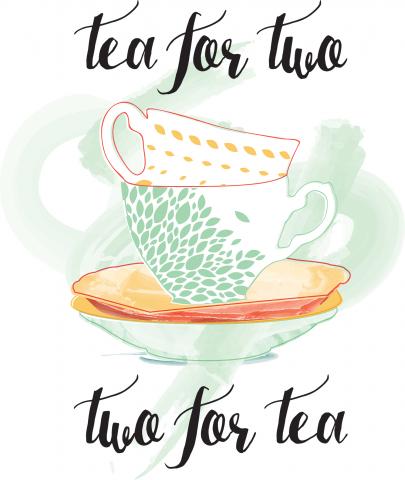 Картина Tea for two 45x60 см - Картини и рамки