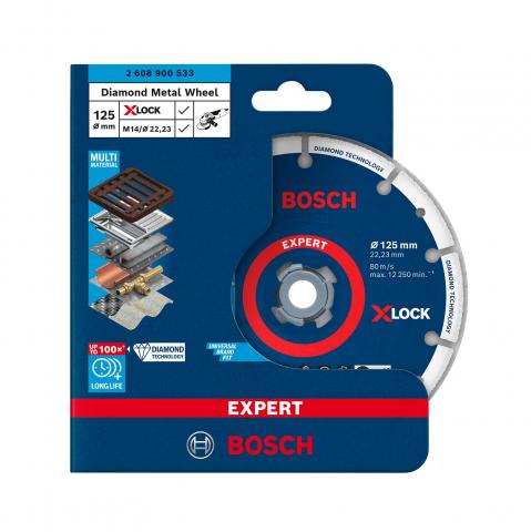 Диамантен диск за рязане на метал Bosch Expert 125x22.23 мм, снимка 2 - Диамантени дискове