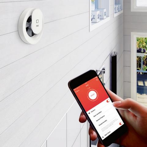 Вентилатор за баня Pax Norte, бял, снимка 8 - Вентилатори за баня