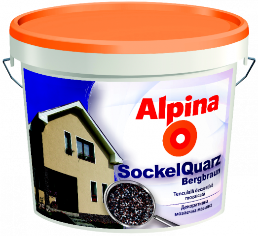 Мозаечна мазилка Alpina Сангрия фина 25 кг - Мазилки мозайка