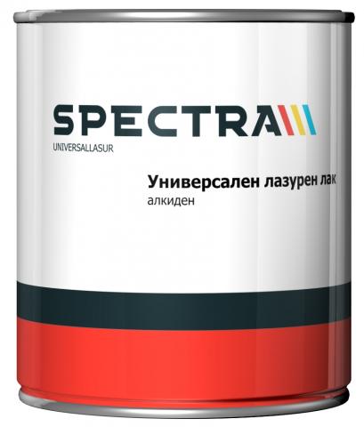 Универсален лазурен лак за дърво Spectra 650 мл кестен - Алкидни лазурни лакове