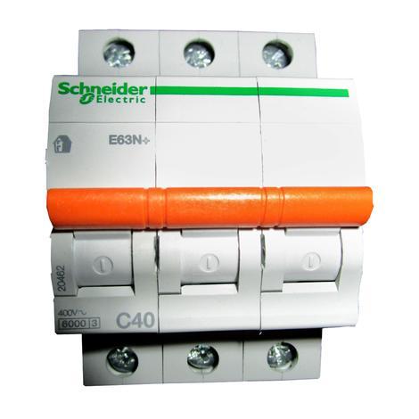 Автоматичен прекъсвач Schneider Е60N+ 3P 40A C - Автоматични прекъсвачи