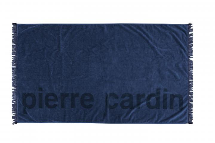 Плажна кърпа велур Pierre Cardin 90х170 см синя - Хавлии и халати
