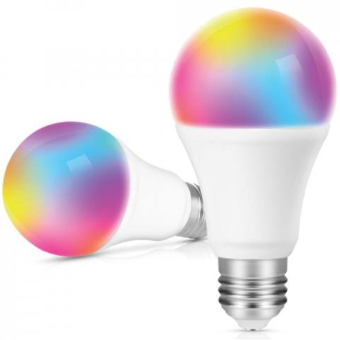 Smart RGB LED рушка 10W с WIFI, снимка 4 - Лед крушки е27