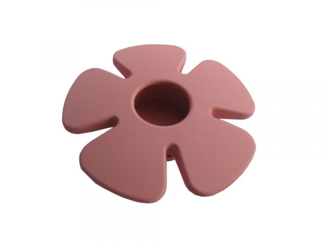 Дръжка мебелна цвете розова - Пластмасови дръжки