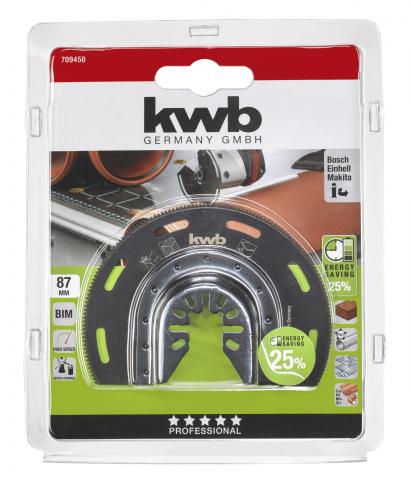 Нож KWB BIM полукръгъл 87 мм - Мултифункционални инструменти и аксесоари