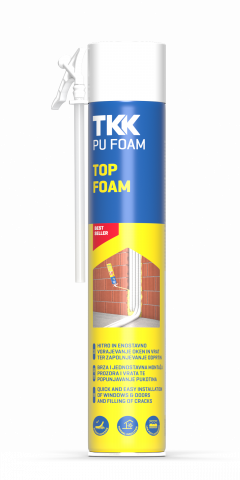 Ръчна монтажна ПУ пяна TKK Top foam 750 мл - PU пени