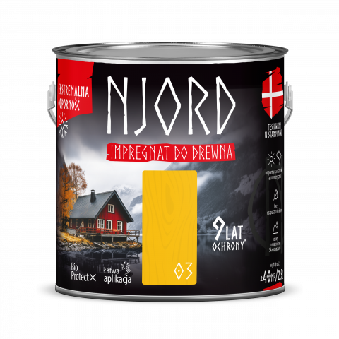 NJORD боя 2.5л цвят 03 - Импрегнатори за дърво