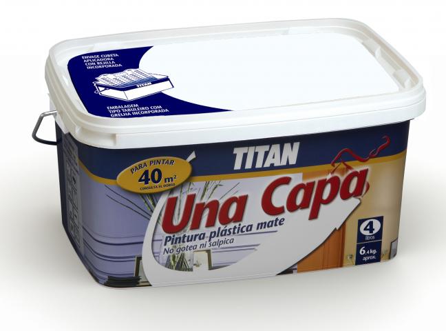 Латекс Una Capa 0.75л, бял - Бели бои