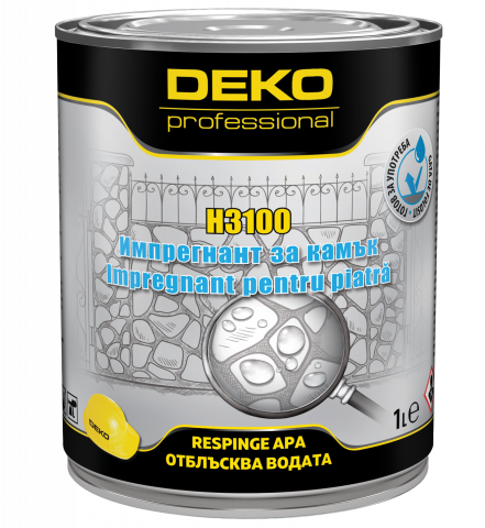 DEKO H3100 Импрегнант за камък 1л - Бои и лакове за камък