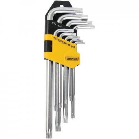 Шестограми Torx Topmaster 9 бр. - Шестограми