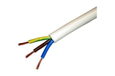 Кабел H05VV-F 3x1.5 mm2 бял - Гъвкави кабели с pvc изолация