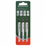 Комплект ножчета за прободен трион за дърво Status 3 бр.