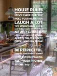 Картина House rules 45x60 см