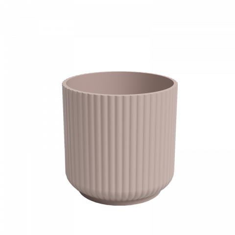 Кашпа Luna ф12 см розова - Керамични кашпи
