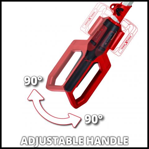 Акумулаторен телескопичен храсторез Einhell GC-HH 18/45 Li T - Solo, снимка 5 - Храсторези