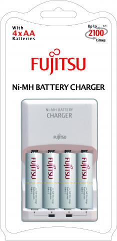 Зарядно с акумулаторни батерии 4 BP AA Fujitsu - Зарядни устройства