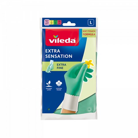 Ръкавици Vileda Extra Sensation L - Ръкавици