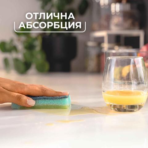 Кухненска гъба Vileda Pro Clean Mid Foam 2 бр., снимка 3 - Гъби