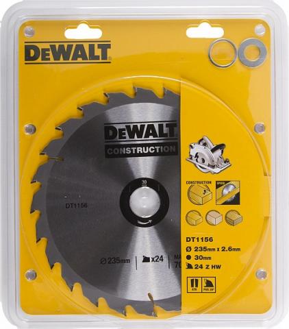 Циркулярен диск DT1156 DeWALT за дърво, снимка 2 - Циркулярни дискове