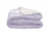 Завивка Easy Home Sherpa 240х220 см лила