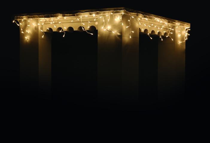 Светеща завеса 'Висулка', 4x0.4м, снимка 2 - Светеща мрежа/завеса