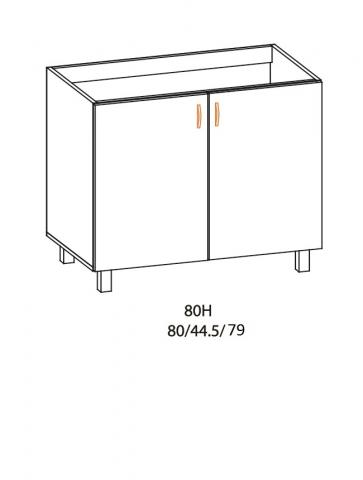 Долен шкаф 80см Паула, без плот, снимка 2 - Модулни кухни с онлайн поръчка