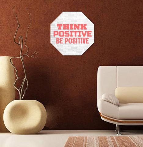 Картина с рамка Think positive, снимка 2 - Картини и рамки