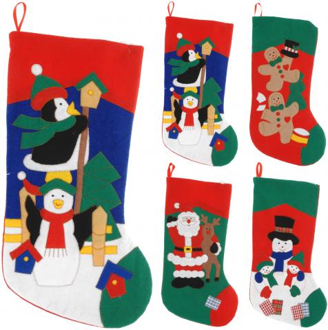 Коледен чорап - Коледни шапки, чорапки и диадеми