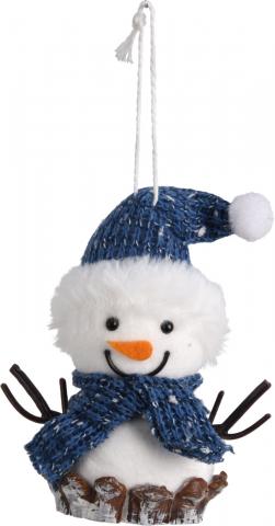 Коледна висулка Снежко с шапка 9,4х6,2х11,5см, снимка 2 - Висулки за елхата
