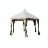 Метален павилион 'Шатра' 2х2х2м, беж