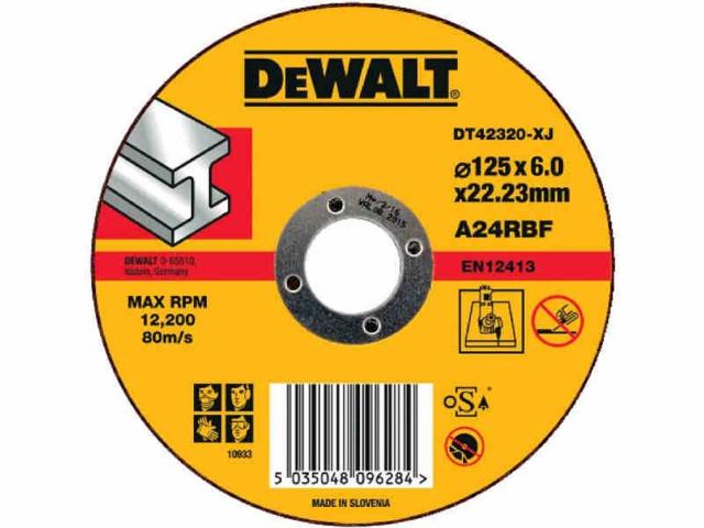 Абразивен диск за шлайфане метал DeWalt 125мм 23872165 на топ цена ...
