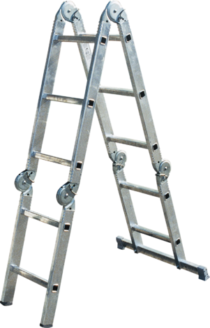 Алуминиева стълба 4х3 - Строителни стълби