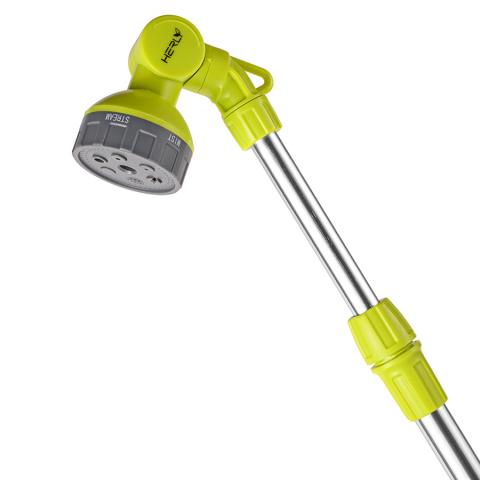 Пистолет поливен телескоп. 90-144см 6-функции ABS+ALU Herly-s, снимка 3 - Пластмаса